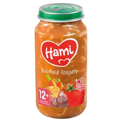 Obrázek Hami Boloňské špagety od ukončeného 12. měsíce 250g