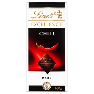 Obrázek Lindt Excellence Hořká čokoláda s chilli extraktem 100g