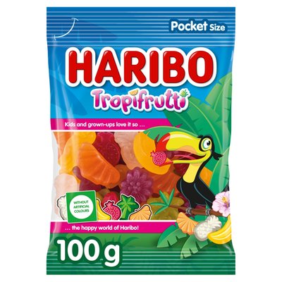 Obrázek Haribo Tropifrutti želé s ovocnými příchutěmi 100g