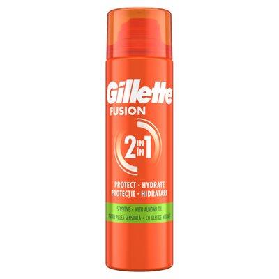 Obrázek Gillette Fusion Gel Na Holení S Mandlovým Olejem, Pro Citlivou Pokožku, 200ml