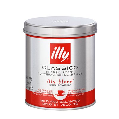 Obrázek Mletá káva illy 125 g CLASSICO