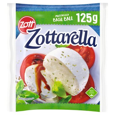 Obrázek Zott Zottarella Mozzarella s bazalkou 125g