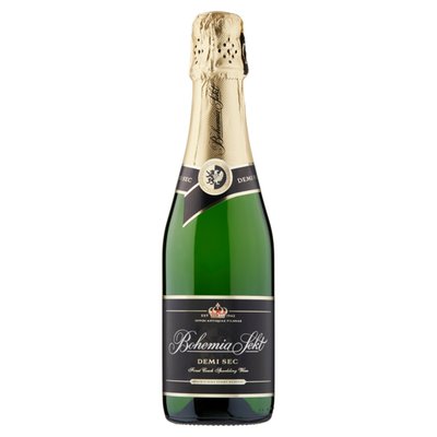 Obrázek Bohemia Sekt Demi Sec jakostní šumivé víno bílé 0,375l