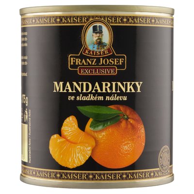Obrázek Franz Josef Kaiser Exclusive Mandarinky ve sladkém nálevu 312g
