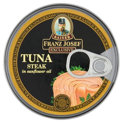 Obrázek Franz Josef Kaiser Exclusive Tuňák steak ve slunečnicovém oleji 170g