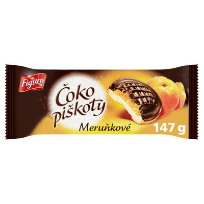 Obrázek Figaro Čoko piškoty Meruňkové 147g