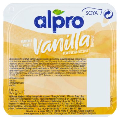 Obrázek Alpro sójový dezert s vanilkovou příchutí 125g