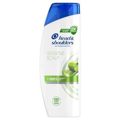 Obrázek Head & Shoulders Sensitive Scalp Šampon proti Lupům 400 ml Každodenní Použití. Čistota