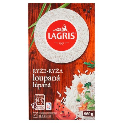 Obrázek Lagris Rýže dlouhozrnná varné sáčky 960g