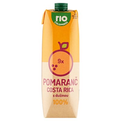 Obrázek Rio Cold Press 100% pomerančová šťáva s dužninou 1l