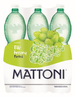 Obrázek Mattoni Bílé hrozny perlivá 1,5l