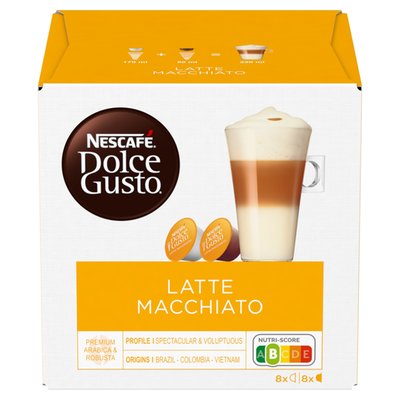 Obrázek NESCAFÉ Dolce Gusto Latte Macchiato - kávové kapsle - 16 ks