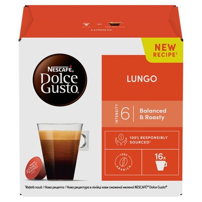 Obrázek NESCAFÉ Dolce Gusto Lungo - kávové kapsle - 16 ks