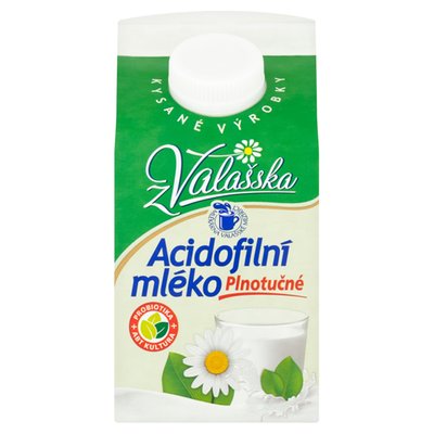 Obrázek Mlékárna Valašské Meziříčí Acidofilní mléko plnotučné 500g