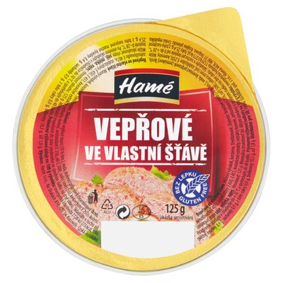 Obrázek Hamé Vepřové ve vlastní šťávě 125g