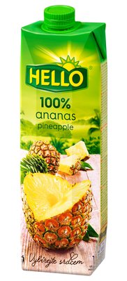 Obrázek Hello 100% ananas 1 l