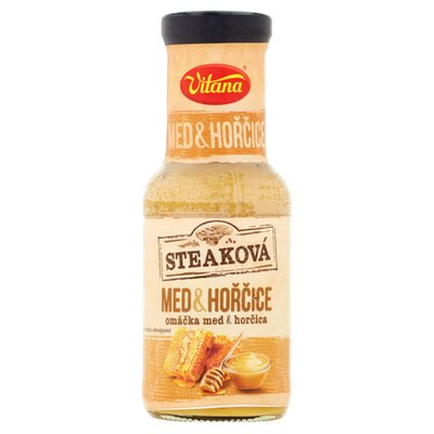 Obrázek Vitana Steaková omáčka med a hořčice 250ml