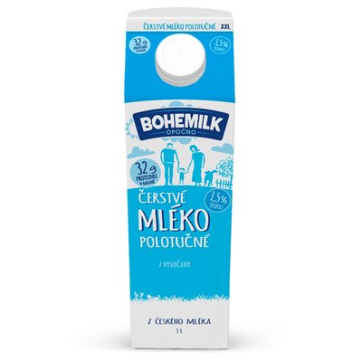 Obrázek Moravia Mléko čerstvé polotučné 1l