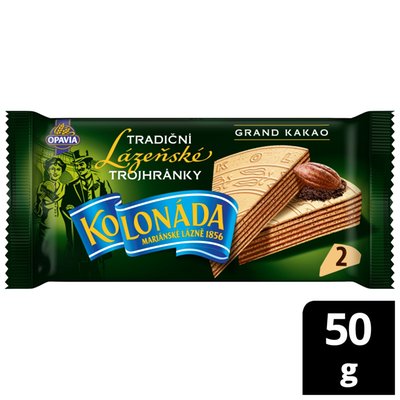 Obrázek Opavia Kolonáda Tradiční lázeňské trojhránky grand kakao 50g