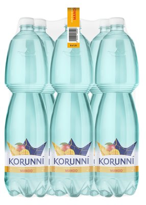 Obrázek Korunní Jemně perlivá s příchutí mango 1,5l