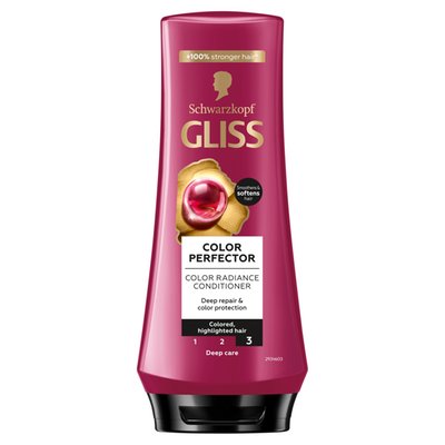 Obrázek Schwarzkopf Gliss rozjasňující kondicionér Color Perfector pro barvené vlasy 200ml