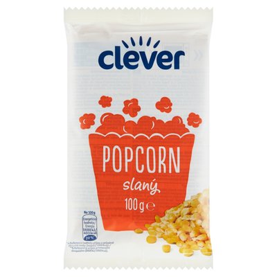 Obrázek clever Popcorn slaný 100g