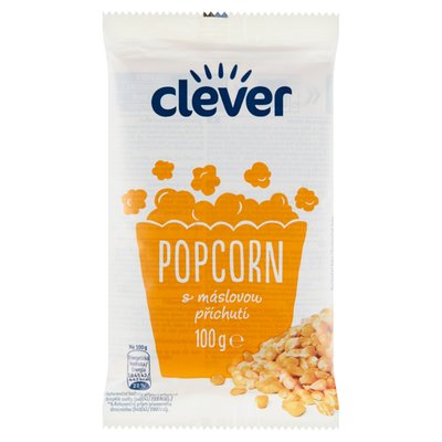 Obrázek clever Popcorn s máslovou příchutí 100g