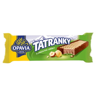 Obrázek Opavia Tatranky s lískovými oříšky oplatka 47g