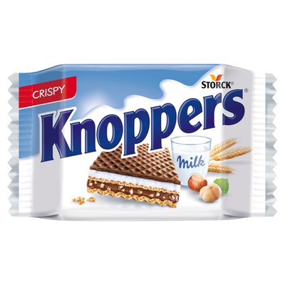 Obrázek Knoppers S mléčným a nugátovým krémem 25g