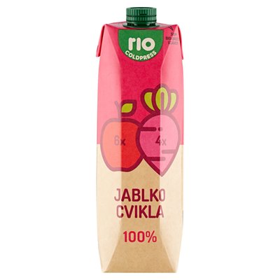 Obrázek Rio Cold Press 100% šťáva z jablek a červené řepy 1l
