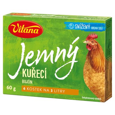 Obrázek Vitana Jemný kuřecí bujón 60g