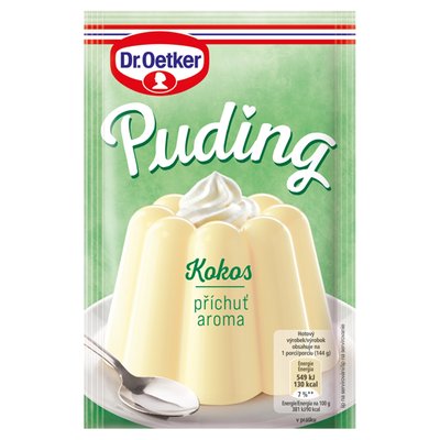 Obrázek Dr. Oetker Puding příchuť Kokos 38g