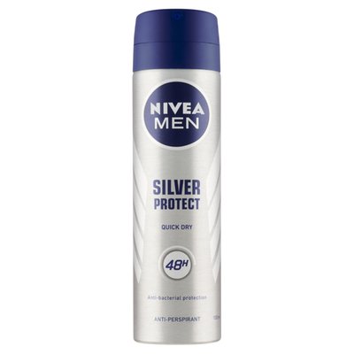Obrázek Nivea Men Silver Protect Sprej antiperspirant 150ml