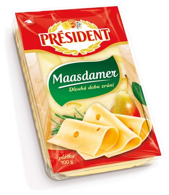 Obrázek Président Maasdamer plátky 100g