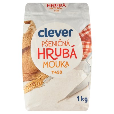 Obrázek clever Pšeničná hrubá mouka T450 1kg