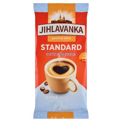 Obrázek Jihlavanka Standard extra jemná pražená mletá káva 150g