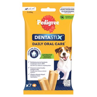 Obrázek Pedigree DentaStix Doplňkové krmivo pro psy 5-10 kg 7 ks 110g