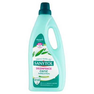Obrázek Sanytol dezinfekce čistič podlahy & plochy eukalyptus clean 1l