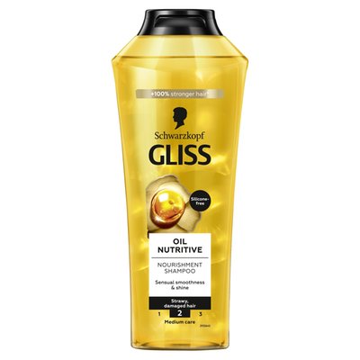 Obrázek Schwarzkopf Gliss Oil Nutritive šampon s omega 9 + marulovým olejem 400ml