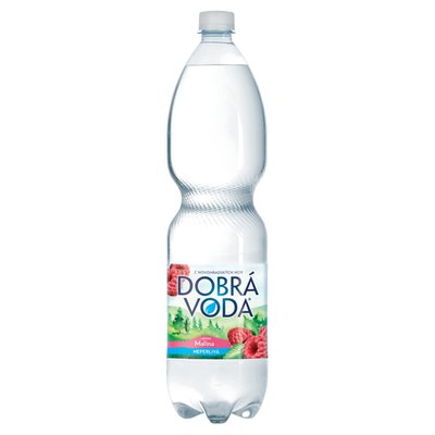 Obrázek Dobrá voda Neperlivá s příchutí malina 1,5l