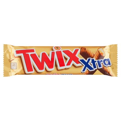 Obrázek Twix Xtra sušenka s karamelem máčená v mléčné čokoládě 2 x 37,5g