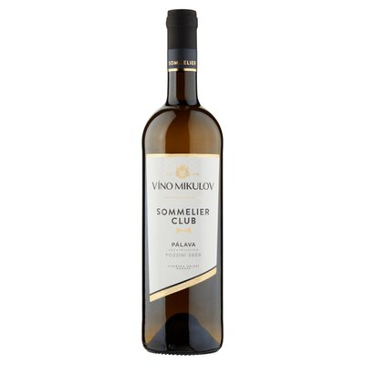 Obrázek Víno Mikulov Sommelier Club Pálava víno s přívlastkem pozdní sběr polosuché bílé 0,75l