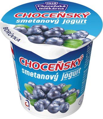 Obrázek Choceň smetanový jogurt borůvka 150g