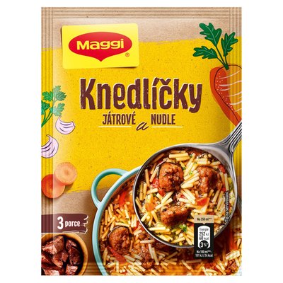 Obrázek MAGGI Polévka s játrovými knedlíčky a nudlemi 50g