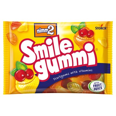 Obrázek nimm2 Smilegummi Želé s ovocnou příchutí a vitaminy 100g