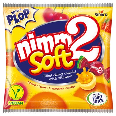 Obrázek nimm2 Soft plněné žvýkací ovocné bonbony s vitaminy 90g