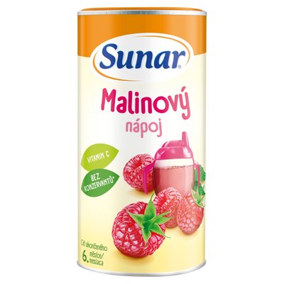 Obrázek Sunar rozpustný nápoj malinový 200g