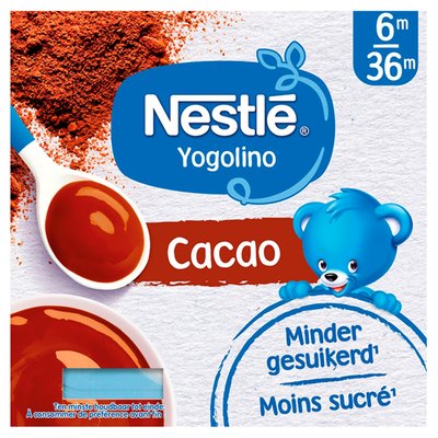 Obrázek NESTLÉ YOGOLINO mléčný dezert s kakaem 4 x 100g