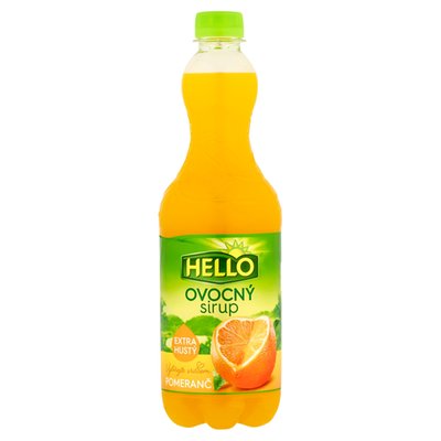 Obrázek Hello Ovocný sirup pomeranč 0,7l