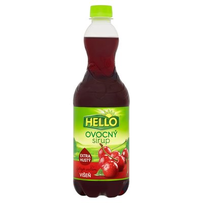 Obrázek Hello Ovocný sirup višeň 0,7l